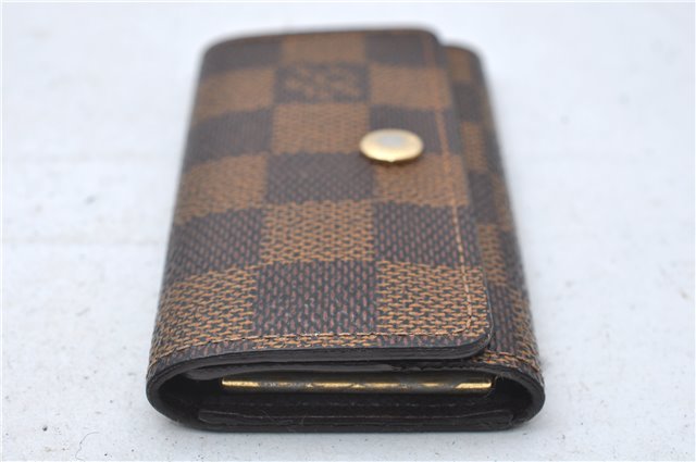 Authentic Louis Vuitton Damier Multicles 4 Key Case Holder N62631 LV 7378D