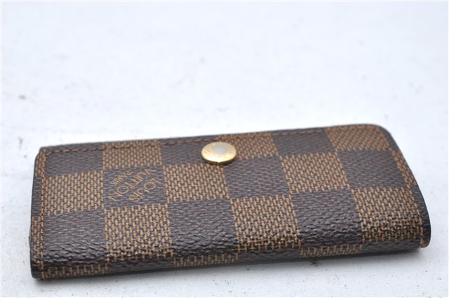 Authentic Louis Vuitton Damier Multicles 4 Key Case Holder N62631 LV 7378D