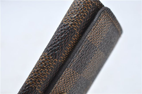 Authentic Louis Vuitton Damier Multicles 4 Key Case Holder N62631 LV 7378D