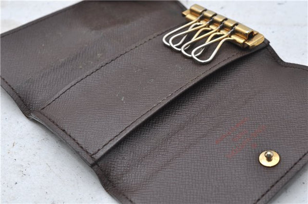 Authentic Louis Vuitton Damier Multicles 4 Key Case Holder N62631 LV 7378D
