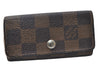 Authentic Louis Vuitton Damier Multicles 4 Key Case Holder N62631 LV 7379D