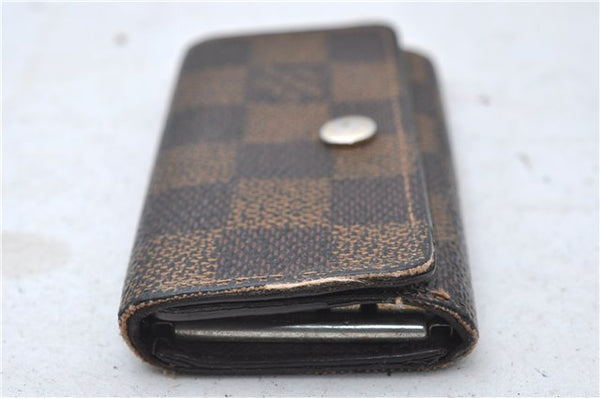Authentic Louis Vuitton Damier Multicles 4 Key Case Holder N62631 LV 7379D
