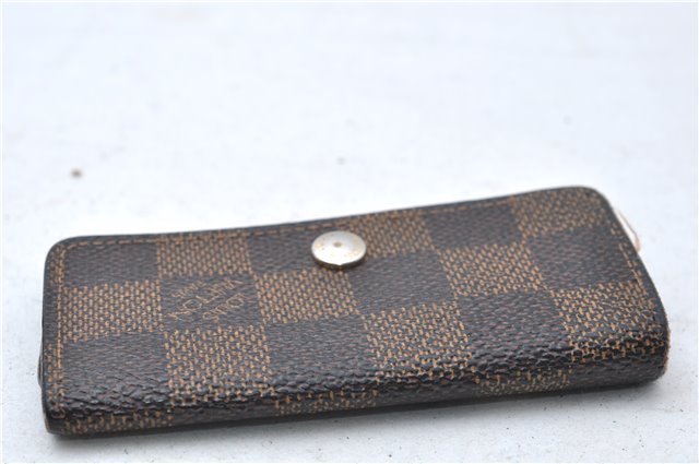 Authentic Louis Vuitton Damier Multicles 4 Key Case Holder N62631 LV 7379D
