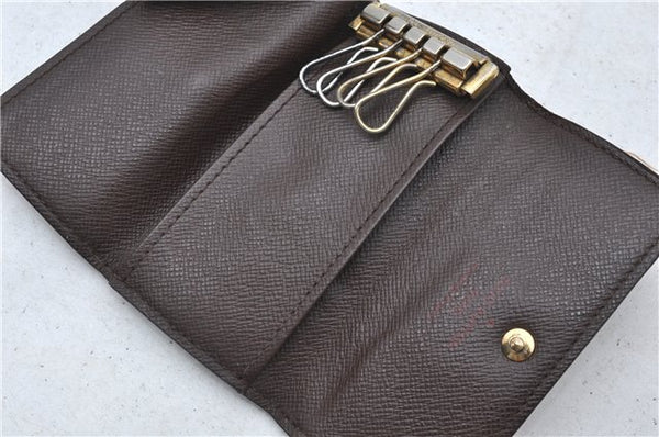 Authentic Louis Vuitton Damier Multicles 4 Key Case Holder N62631 LV 7379D