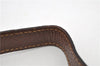 Authentic GUCCI Vintage Clutch Hand Bag Purse Leather Brown 7380F