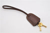 Authentic GUCCI Vintage Clutch Hand Bag Purse Leather Brown 7380F