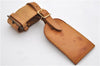 Authentic Louis Vuitton Name tag Handle Holder Beige 10Set LV 7385D