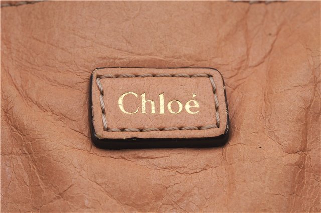 Authentic Chloe Ethel 2Way Shoulder Cross Body Hand Bag Leather Pink 7387D