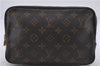 Auth Louis Vuitton Monogram Trousse Toilette 23 Clutch Hand Bag M47524 LV 7389D