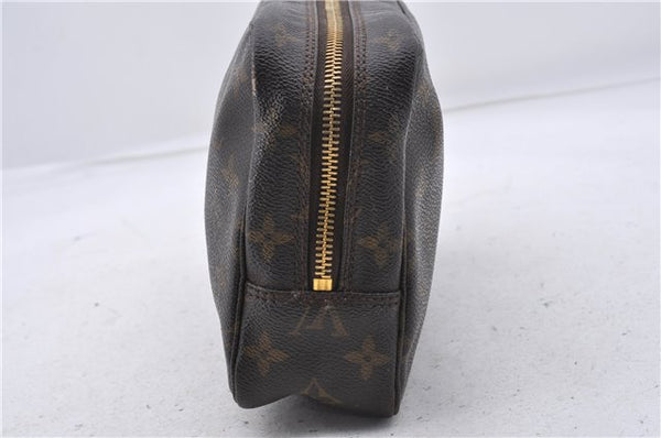 Auth Louis Vuitton Monogram Trousse Toilette 23 Clutch Hand Bag M47524 LV 7389D