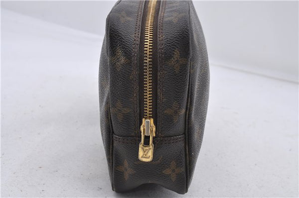 Auth Louis Vuitton Monogram Trousse Toilette 23 Clutch Hand Bag M47524 LV 7389D