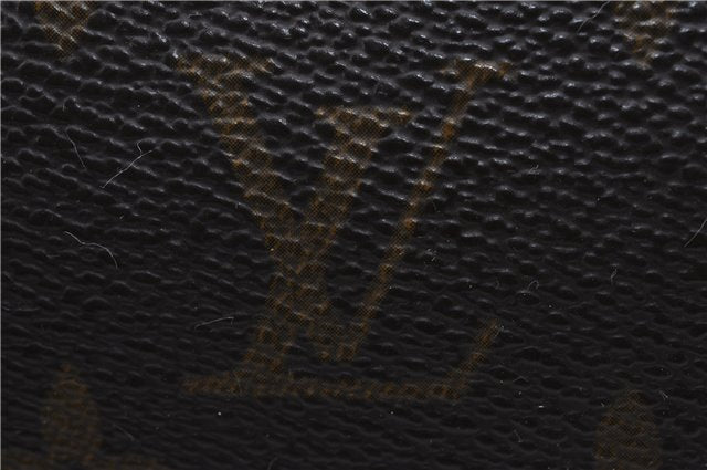 Auth Louis Vuitton Monogram Trousse Toilette 23 Clutch Hand Bag M47524 LV 7389D