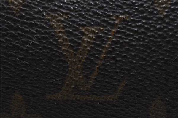 Auth Louis Vuitton Monogram Trousse Toilette 23 Clutch Hand Bag M47524 LV 7389D