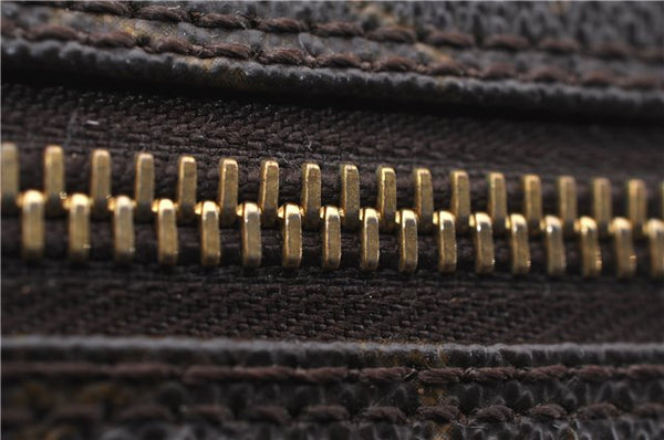 Auth Louis Vuitton Monogram Trousse Toilette 23 Clutch Hand Bag M47524 LV 7389D