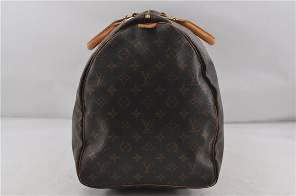 Authentic Louis Vuitton Monogram Keepall 55 Travel Boston Bag M41424 LV 7392D
