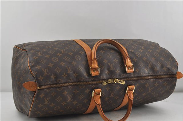 Authentic Louis Vuitton Monogram Keepall 55 Travel Boston Bag M41424 LV 7392D