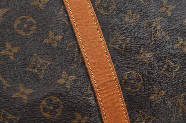 Authentic Louis Vuitton Monogram Keepall 55 Travel Boston Bag M41424 LV 7392D