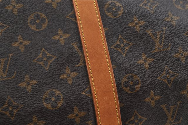 Authentic Louis Vuitton Monogram Keepall 55 Travel Boston Bag M41424 LV 7392D
