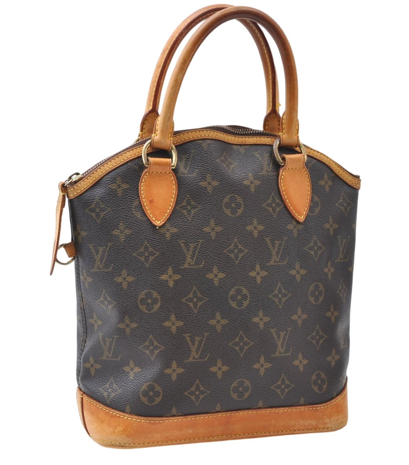 Authentic Louis Vuitton Monogram Lockit Hand Tote Bag Purse M40102 LV 7392E