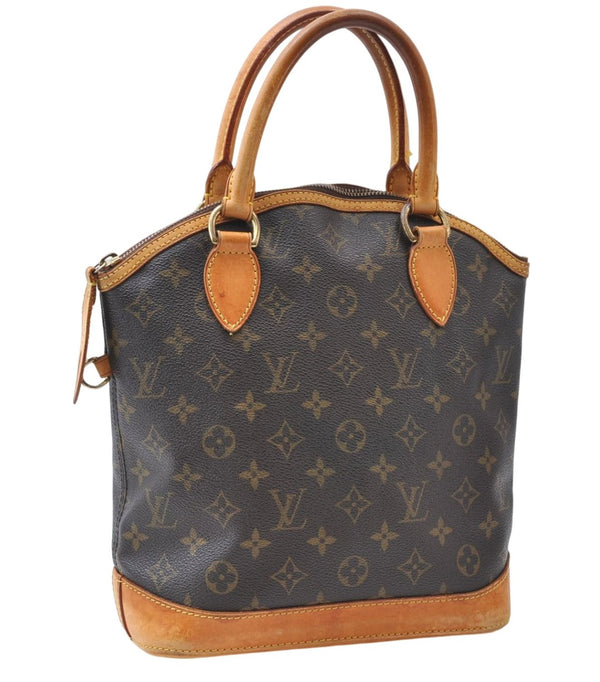 Authentic Louis Vuitton Monogram Lockit Hand Tote Bag Purse M40102 LV 7392E