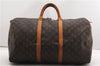 Authentic Louis Vuitton Monogram Keepall 50 Travel Boston Bag M41426 LV 7392F