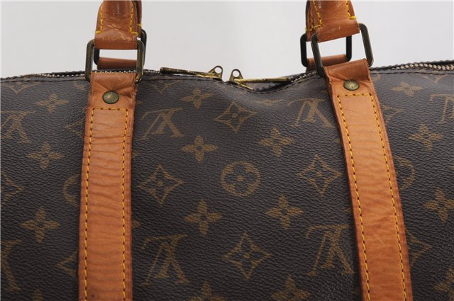 Authentic Louis Vuitton Monogram Keepall 50 Travel Boston Bag M41426 LV 7392F