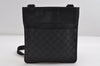 Authentic GUCCI Shoulder Cross Body Bag GG Canvas Leather 27639 Black 7392I