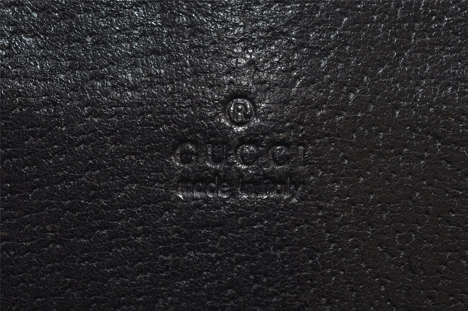 Authentic GUCCI Shoulder Cross Body Bag GG Canvas Leather 27639 Black 7392I