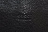 Authentic GUCCI Shoulder Cross Body Bag GG Canvas Leather 27639 Black 7392I