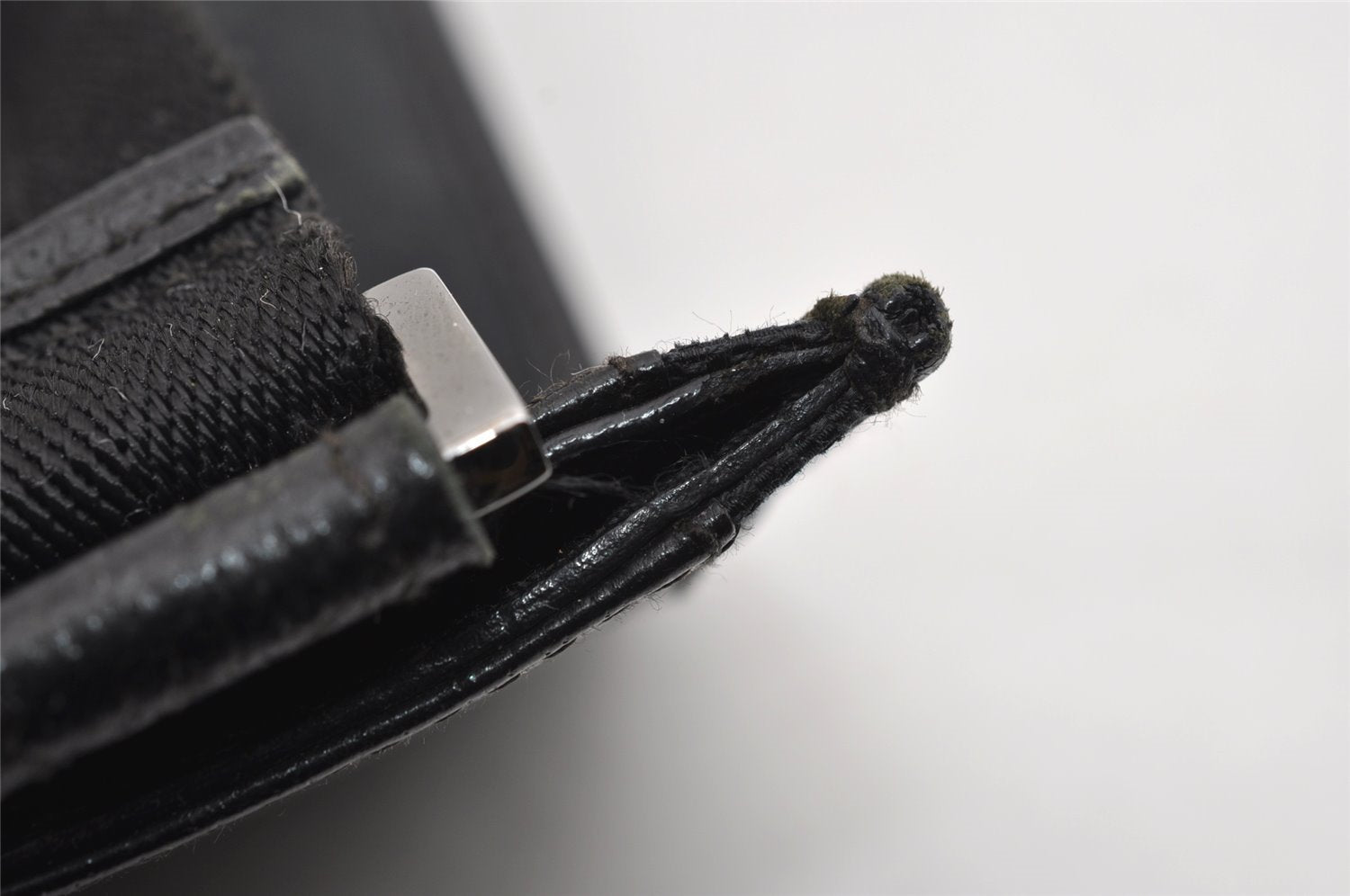 Authentic GUCCI Shoulder Cross Body Bag GG Canvas Leather 27639 Black 7392I