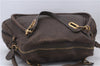 Authentic Chloe Paraty 2Way Shoulder Cross Body Hand Bag Brown 7393D