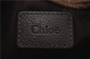 Authentic Chloe Paraty 2Way Shoulder Cross Body Hand Bag Brown 7393D