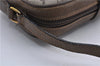 Auth GUCCI Web Sherry Line Shoulder Cross Bag GG PVC Leather Brown Junk 7396C