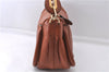 Authentic Chloe Paraty Shoulder Hand Bag Purse Brown 7398D