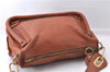 Authentic Chloe Paraty Shoulder Hand Bag Purse Brown 7398D