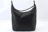 Authentic GUCCI Shoulder Hand Bag Purse Leather 0013814 Black 7399C