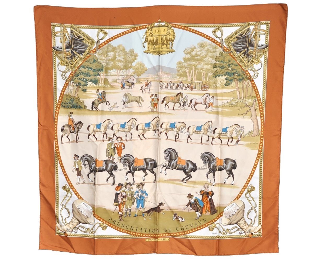 Authentic HERMES Carre 90 Scarf 