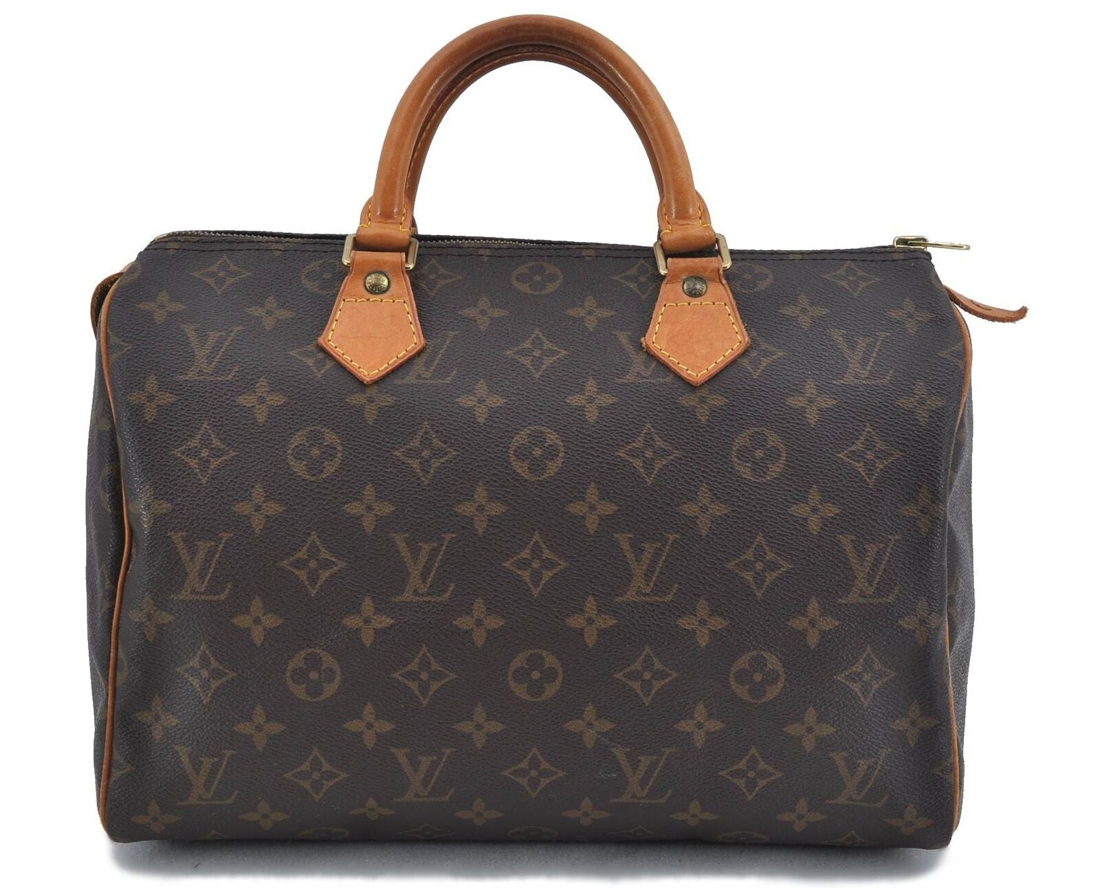 Authentic LOUIS VUITTON Monogram Speedy 30 Hand Bag M41526 LV 7400A