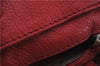 Authentic Chloe Paddington Leather Shoulder Hand Bag Red 7400D