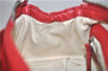 Authentic Chloe Paddington Leather Shoulder Hand Bag Red 7400D