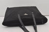 Authentic PRADA Vintage Nylon Tessuto Leather Shoulder Tote Bag Black 7401I