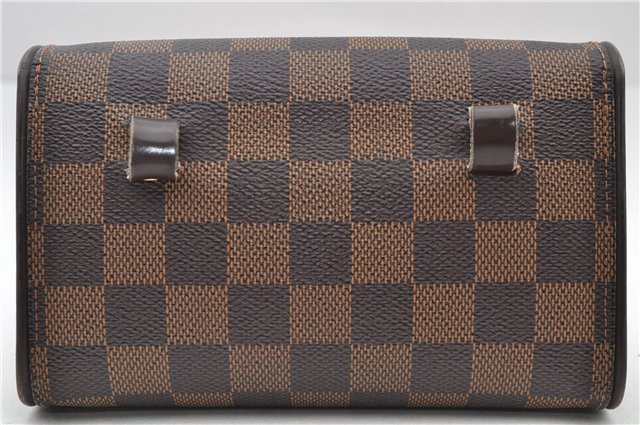 Authentic Louis Vuitton Damier Pochette Florentine S Waist Bag N51856 LV 7404E