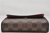 Authentic Louis Vuitton Damier Pochette Florentine S Waist Bag N51856 LV 7404E