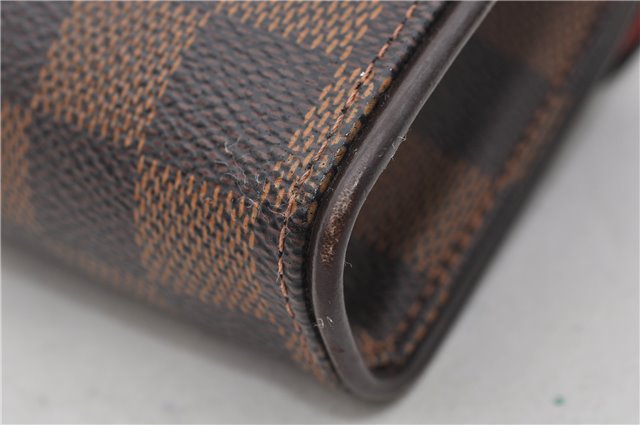 Authentic Louis Vuitton Damier Pochette Florentine S Waist Bag N51856 LV 7404E