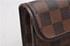 Authentic Louis Vuitton Damier Pochette Florentine S Waist Bag N51856 LV 7404E
