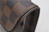 Authentic Louis Vuitton Damier Pochette Florentine S Waist Bag N51856 LV 7404E