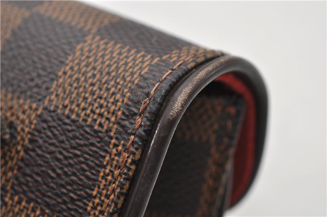 Authentic Louis Vuitton Damier Pochette Florentine S Waist Bag N51856 LV 7404E