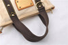 Authentic Louis Vuitton Antigua Cabas PM Hand Bag White Brown M40039 LV 7405D