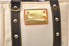 Authentic Louis Vuitton Antigua Cabas PM Hand Bag White Brown M40039 LV 7405D