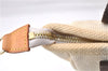 Authentic Louis Vuitton Antigua Cabas PM Hand Bag White Brown M40039 LV 7405D